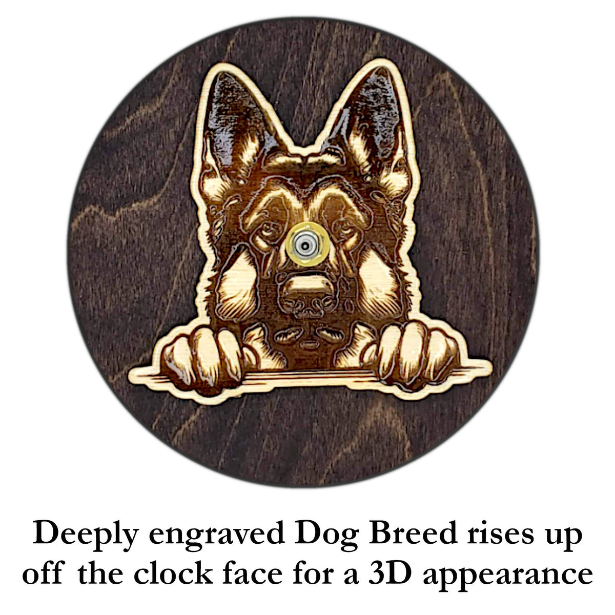 Great Dane Dog Breed 3D DIY Gigantische Wandklok Gepersonaliseerde