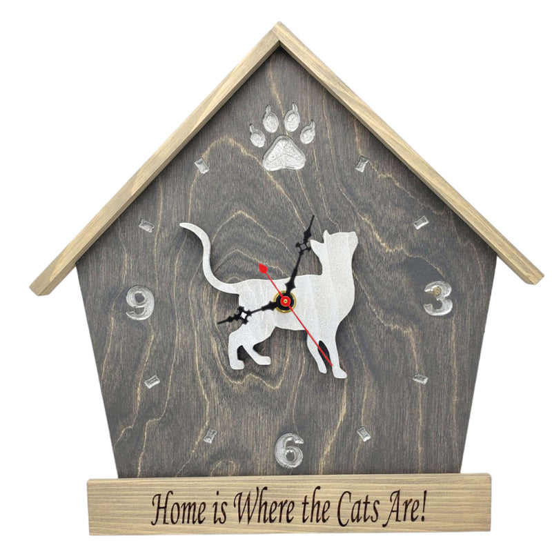 Cat Silhouette Wall Clocks