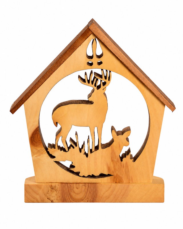 Buck & Doe Nature Tealight Holder