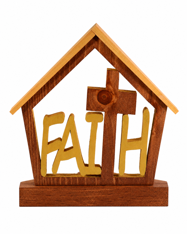 "Faith in the Church" Tealight Candle Holder