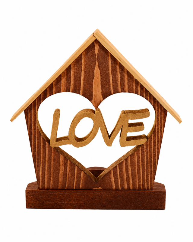 "Put a Little Love in your Heart" Tealight Candle Holder