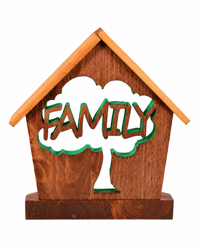 "Nothing as Important as Family" Tealight Candle Holder