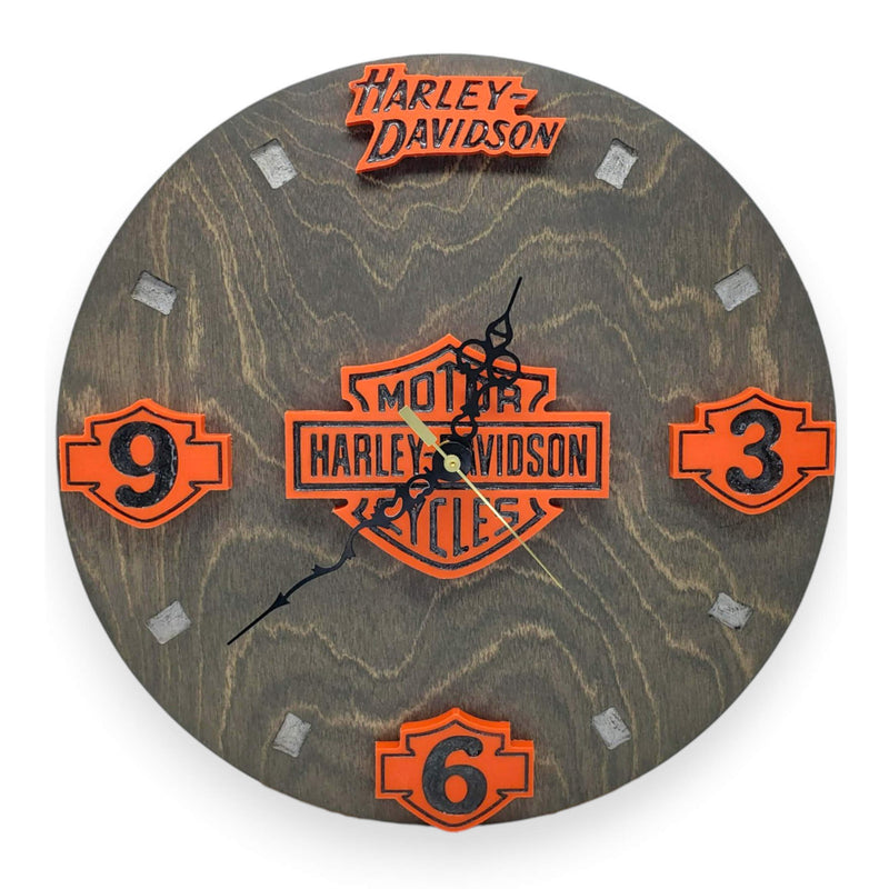 Motorcycle Fan Art Wall Clock