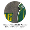 U.S. Army Tribute Wall Clock (green/gold) - 12-Inch Handmade Wood Military Decor