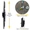 Philadelphia Football Fan Art Wall Clock - 12-Inch Handmade Wood Sports Decor