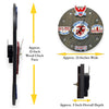 U.S. Marine Corps Tribute Wall Clock (red/white/blue) - 12-Inch Handmade Wood Military Decor