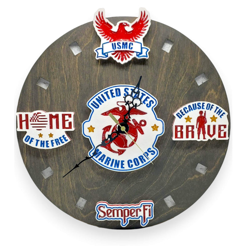 Military Branch Tribute Wall Clock