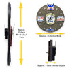 U.S. Navy Tribute Wall Clock (red/white/blue/gold) - 12-Inch Handmade Wood Military Decor