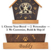 Beagle Peeking Dog Clock – Personalized Dog Wall Clock Gift | DogPound Creations - DogPound Creations