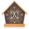 Boston Terrier Peeking Dog Clock – Personalized Dog Wall Clock Gift | DogPound Creations - DogPound Creations