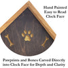 Boston Terrier Peeking Dog Clock – Personalized Dog Wall Clock Gift | DogPound Creations - DogPound Creations