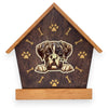 Boxer Peeking Dog Clock – Personalized Dog Wall Clock Gift | DogPound Creations - DogPound Creations