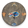 Buffalo Bills Wall Clock | Unique Fan Gift - DogPound Creations