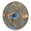 Buffalo Bills Wall Clock | Unique Fan Gift - DogPound Creations