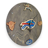 Buffalo Bills Wall Clock | Unique Fan Gift - DogPound Creations