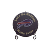 Let's Go Buffalo Mafia Pride slate coaster with photographed stand prop