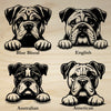 Bulldog Peeking Dog Clock – Personalized Dog Wall Clock Gift | DogPound Creations - DogPound Creations
