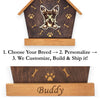 Chihuahua Peeking Dog Clock – Personalized Dog Wall Clock Gift | DogPound Creations - DogPound Creations