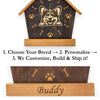 Corgi Peeking Dog Clock – Personalized Dog Wall Clock Gift | DogPound Creations - DogPound Creations