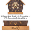 Doodle Peeking Dog Clock | Personalized Dog Wall Clock Gift – DogPound Creations - DogPound Creations