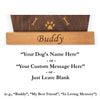 Golden Retriever Peeking Dog Clock – Personalized Dog Wall Clock Gift | DogPound Creations - DogPound Creations