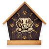 Golden Retriever Peeking Dog Clock – Personalized Dog Wall Clock Gift | DogPound Creations - DogPound Creations