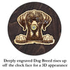 Great Dane Peeking Dog Clock – Personalized Dog Wall Clock Gift | DogPound Creations - DogPound Creations