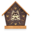 Husky Peeking Dog Clock – Personalized Dog Wall Clock Gift | DogPound Creations - DogPound Creations