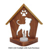 Personalized Popular Breed Dog Tealight Holder | Pet Memorial & Dog Lover Gift | 16 Silhouettes Available