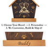 Jack Russell Peeking Dog Clock – Personalized Dog Wall Clock Gift | DogPound Creations (Copy) - DogPound Creations