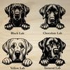 Labrador Peeking Dog Clock – Personalized Dog Wall Clock Gift | DogPound Creations - DogPound Creations