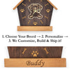 Labrador Peeking Dog Clock – Personalized Dog Wall Clock Gift | DogPound Creations - DogPound Creations