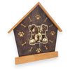 Pitbull Peeking Dog Clock – Personalized Dog Wall Clock Gift | DogPound Creations - DogPound Creations
