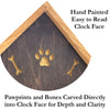 Pug Peeking Dog Clock – Personalized Dog Wall Clock Gift | DogPound Creations - DogPound Creations