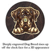 Rottweiler Peeking Dog Clock – Personalized Dog Wall Clock Gift | DogPound Creations - DogPound Creations