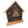 Shepherd Peeking Dog Clock – Personalized Dog Wall Clock Gift | DogPound Creations - DogPound Creations