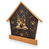 Shepherd Peeking Dog Clock – Personalized Dog Wall Clock Gift | DogPound Creations - DogPound Creations