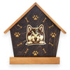 Shiba Inu Peeking Dog Clock – Personalized Dog Wall Clock Gift | DogPound Creations - DogPound Creations