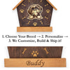 Shih Tzu Peeking Dog Clock – Personalized Dog Wall Clock Gift | DogPound Creations - DogPound Creations