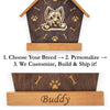 Westie Peeking Dog Clock – Personalized Dog Wall Clock Gift | DogPound Creations - DogPound Creations