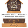 Yorkie Peeking Dog Clock – Personalized Dog Wall Clock Gift | DogPound Creations - DogPound Creations