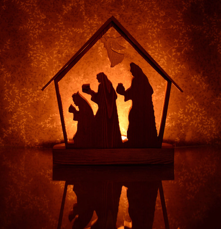 3 WISEMEN Holiday Keepsake Tealight Candle Holder - Unique Christmas Home Decor Gift