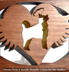 Akita • Alaskan Malamute • Australian Shepherd • Basset Hound • Beagle - Personalized Dog Memorial • Angel Wing Tealight Candle Holder - DogPound Creations