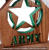 ARMY Star Insignia Desk Set • Personalized Gift for Veteran Soldier - DogPound Creations