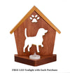 BEAGLE Personalized Dog Memorial Gift | Doghouse LED Tealight - DogPound Creations