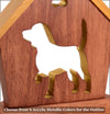 BEAGLE Personalized Dog Memorial Gift | Doghouse LED Tealight - DogPound Creations