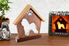 BICHON FRISE Personalized Dog Memorial Gift | Doghouse LED Tealight - DogPound Creations