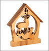 Buck & Doe Tealight Candle Holder Cottage - Personalized Deer Home Décor - DogPound Creations