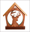 Buck Tealight Candle Holder Cottage - Personalized Deer Home Décor - DogPound Creations