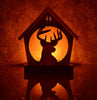 Buck Tealight Candle Holder Cottage - Personalized Deer Home Décor - DogPound Creations